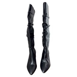 Alex Marie Pemerson Tall Slouch Black Leather Boots